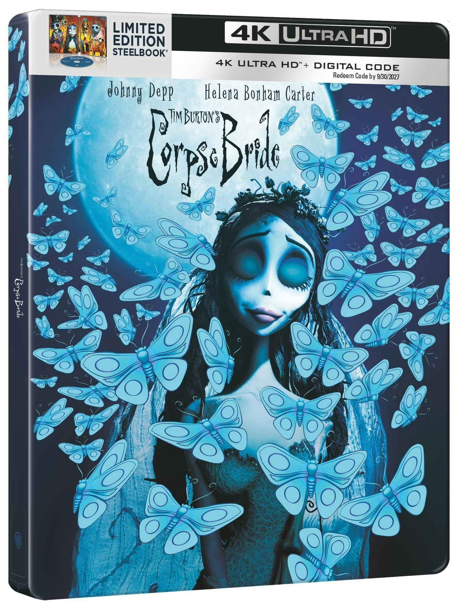 Back. Tim Burton's The Corpse Bride (Limited Edition 4K Ultra HD Steelbook + Digital) [UHD].