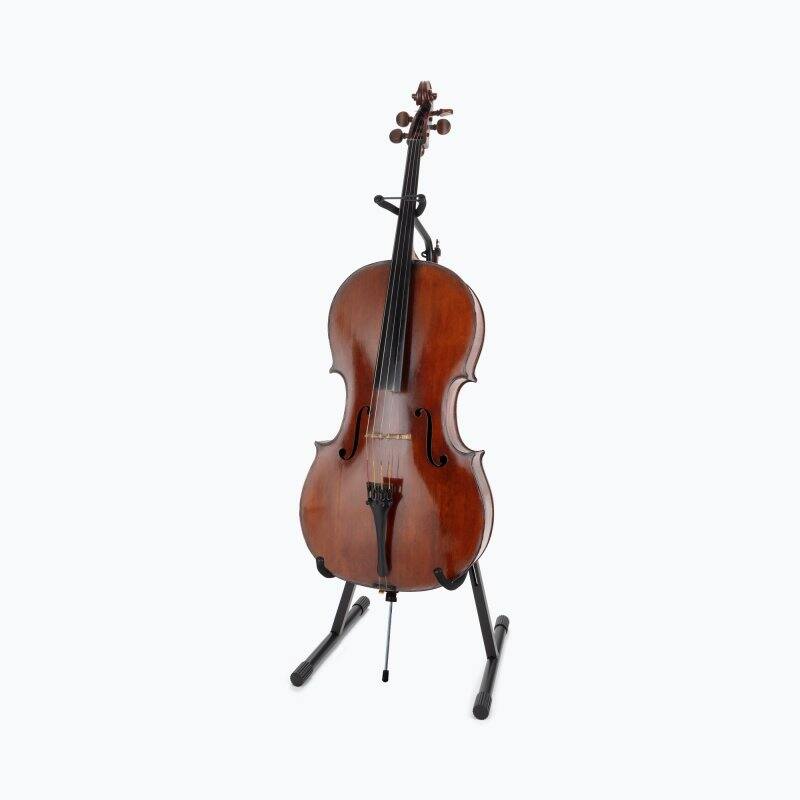 Alt View 2. On Stage Stands - OnStage Cello/Bass Stand (CS7201),Black - Black.