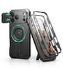 Front. Dexnor - Case for iPhone 17 Pro Max Compatible with MagSafe Heavy-Duty Shockproof Portection Case with Screen Protector 6.9 inch - Black.