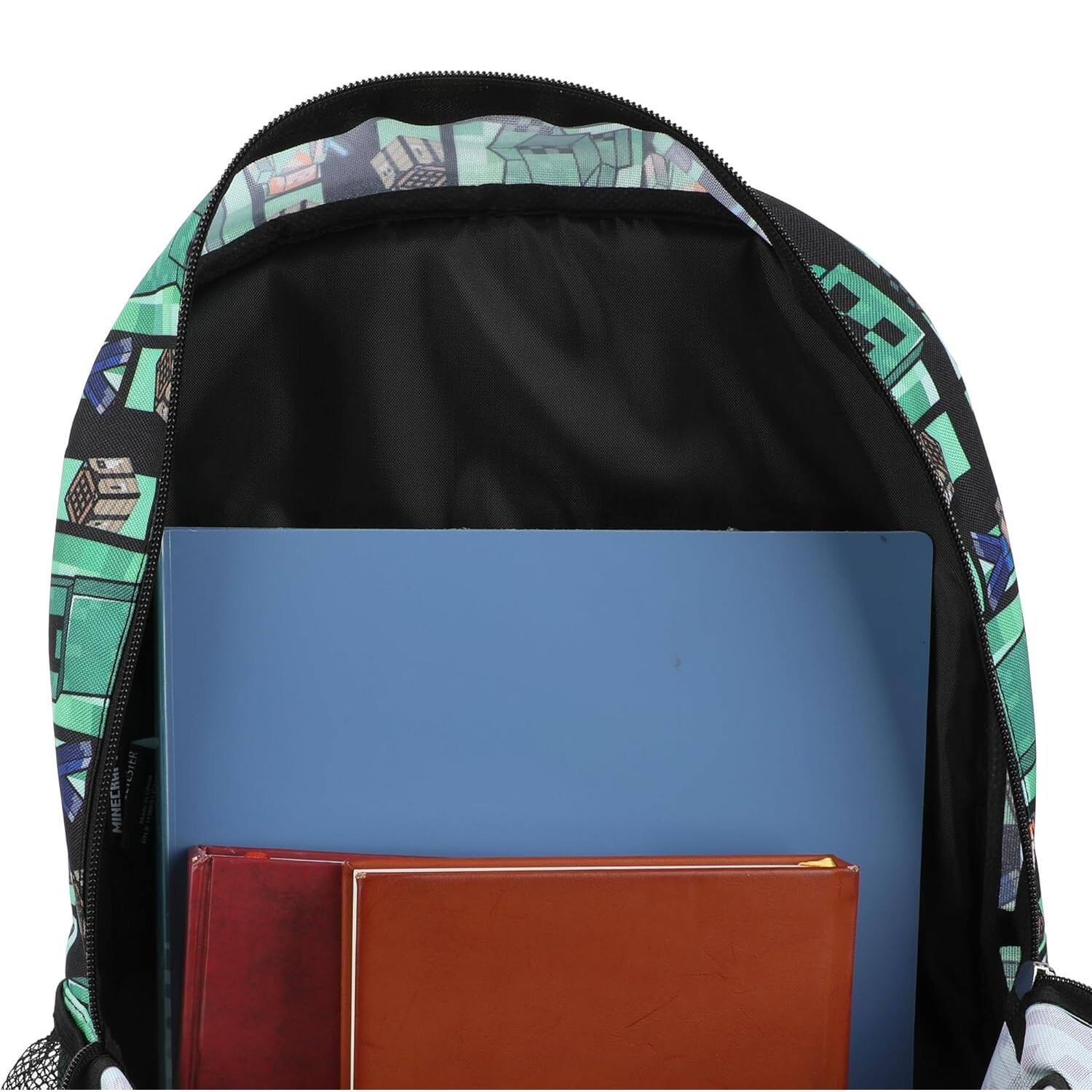 Alt View 5. Bioworld - Bioworld Minecraft Creeper All-Over Print 18" Backpack ages 3+ - Assorted Pre-Pack.