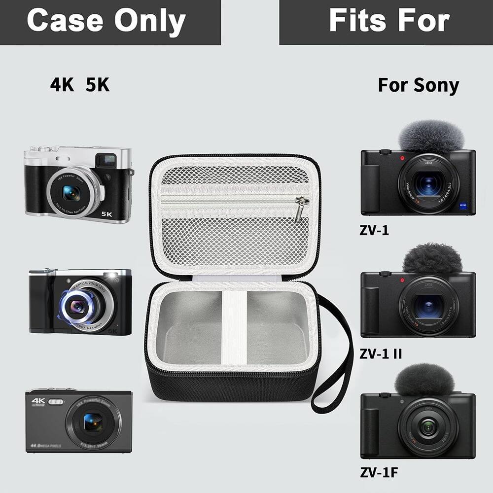 Case Only  
4K 5K  

Fits For  
For Sony  
ZV-1  
ZV-1 II  
ZV-1F