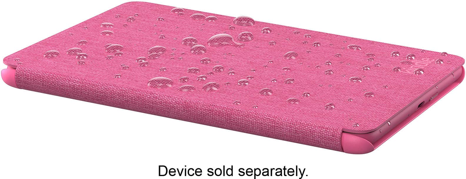 Amazon - Kindle Paperwhite/Colorsoft Case, Water-Safe fabric, Foldable Lightweight Cover - Raspberry - Front_Zoom