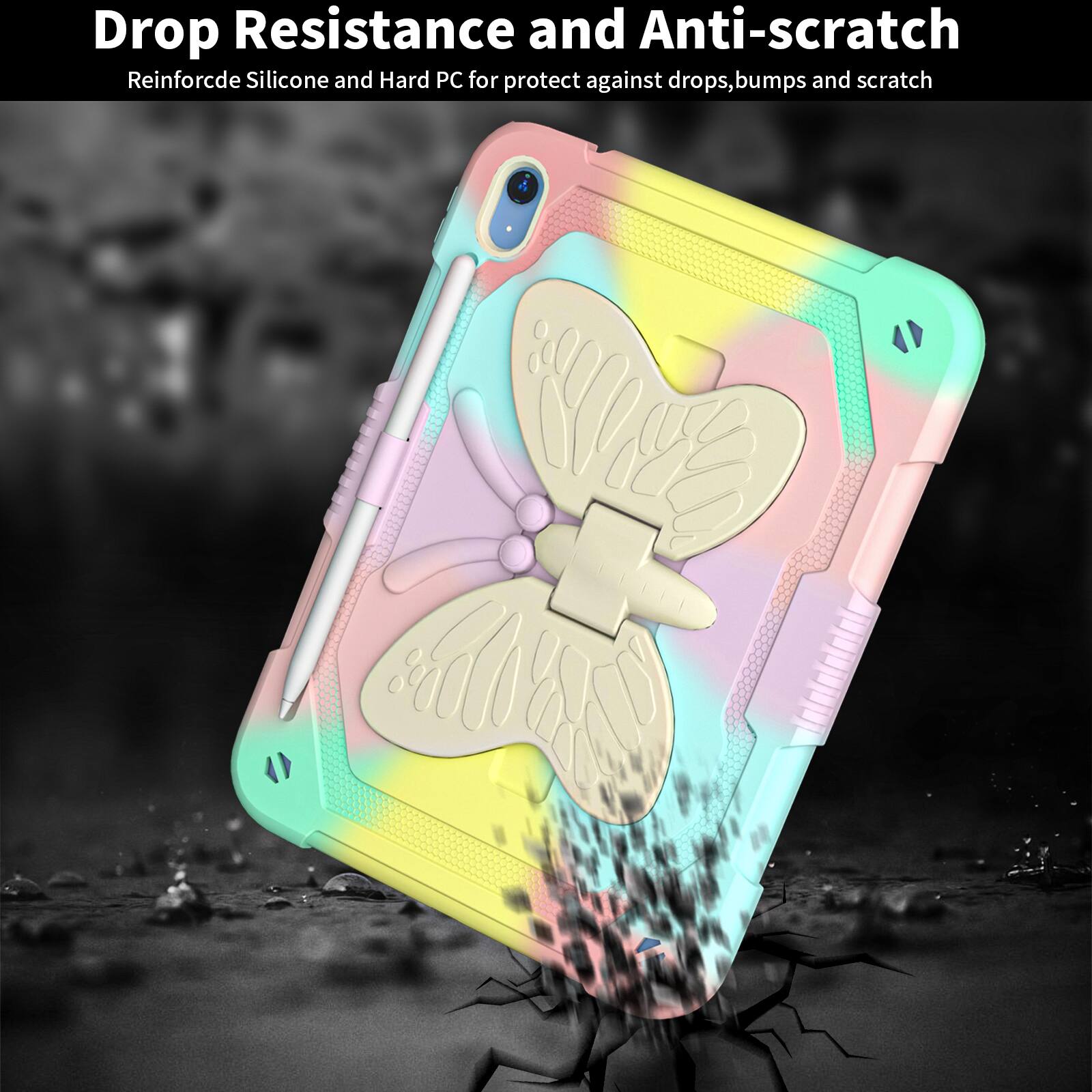 Drop Resistance and Anti-scratch  
Reinforced Silicone and Hard PC for protection against drops, bumps and scratches