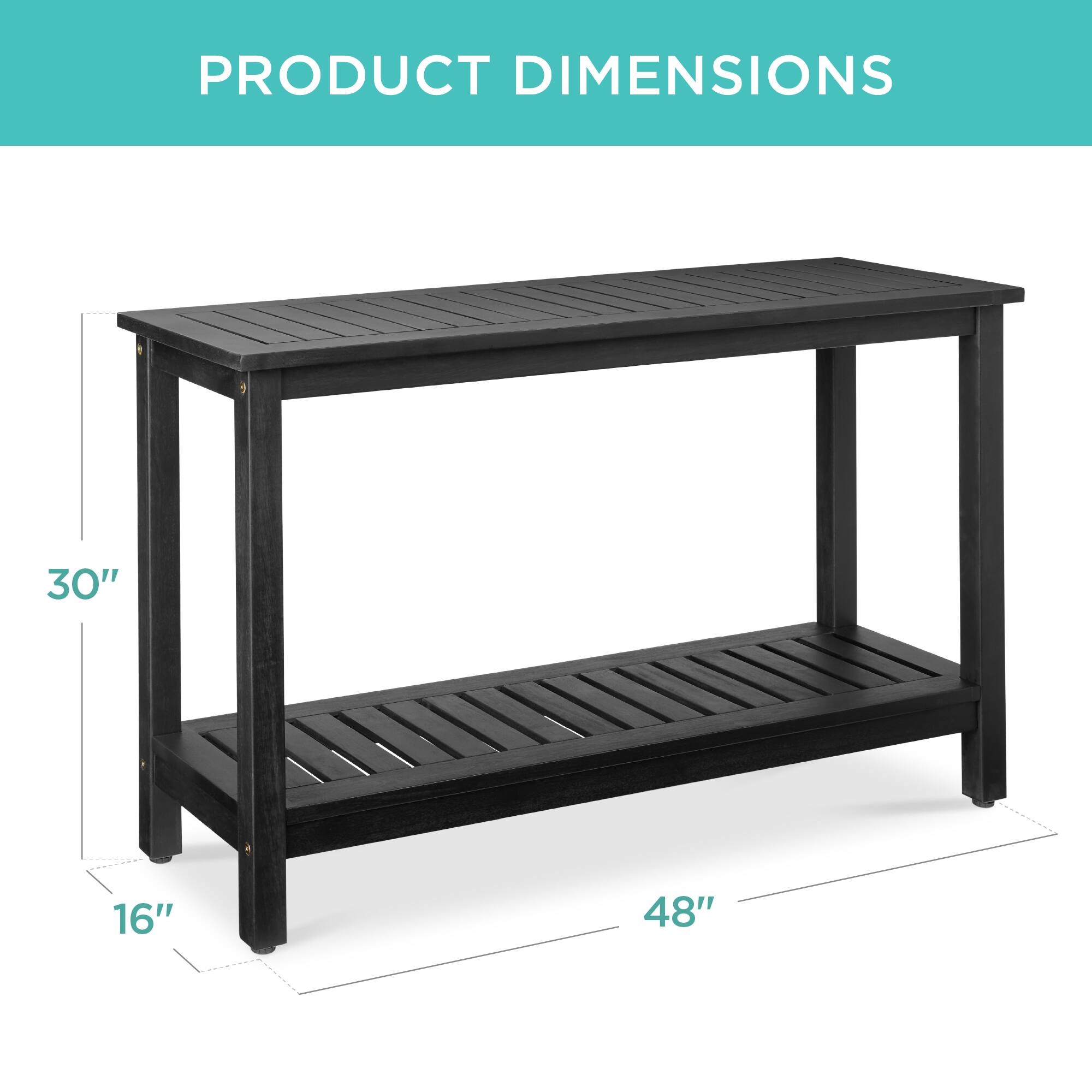 PRODUCT DIMENSIONS

30" x 16" x 48"