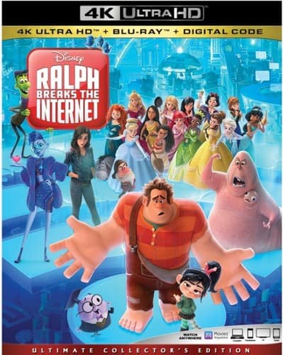 Front. Ralph Breaks The Internet   - 4K Blu-Ray.
