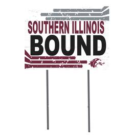 Jardine - Southern Illinois Salukis 18'' x 24'' Bound Yard Sign - White