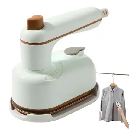 Front. Vulpecula Spade - Handheld Portable Steam Iron with Anti-Scald Base, 2-in-1 Steamer and Iron, Saker Portable Steamer for Clothes, 180°.
