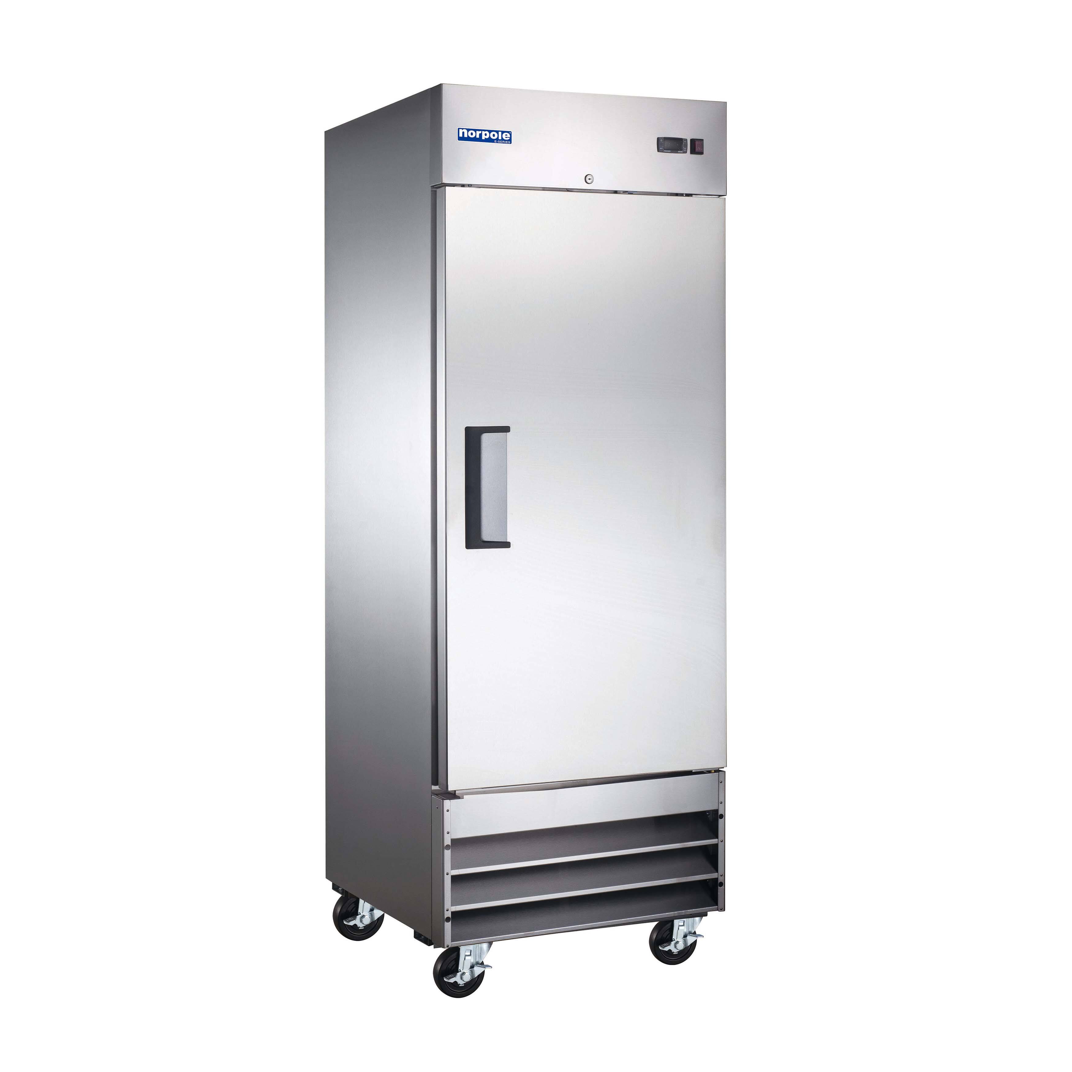 Alt View 2. Magic Chef - E-Series 29 in. 23 cu. ft. Frost Free Defrost Single Door Upright Freezer in Stainless Steel - Stainless Steel.