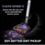 CLEAN SENSE IQ STRATOS Senses the dirt you can't see & automatically boosts power. Up to 50% BETTER DIRT PICKUP* vs. Shark Stratos- Cordless in ECO mode.