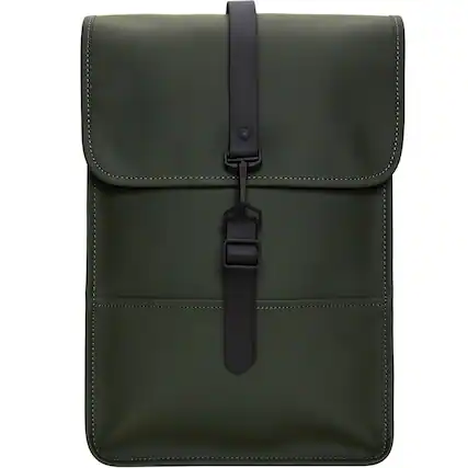Front. RAINS - Backpack Mini - Green.