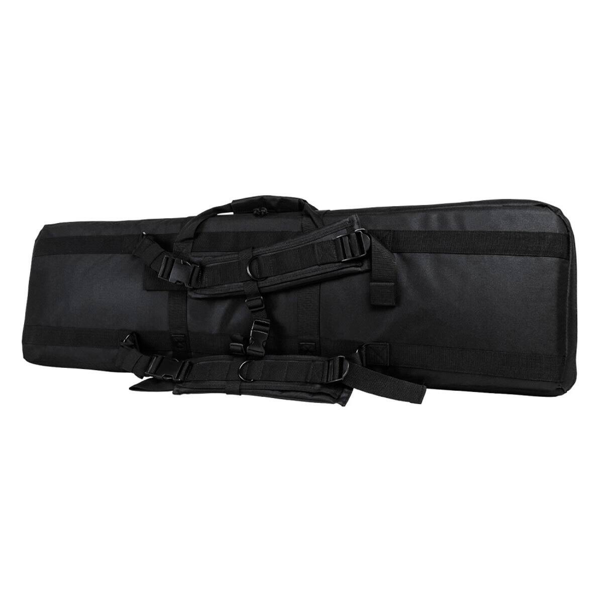 Alt View 1. NcSTAR - NcSTAR Vism 42" Double Carbine Soft Case for Two 35" Rifles, with Padded Center Divider and 4 Hook and Loop Straps, - Black.