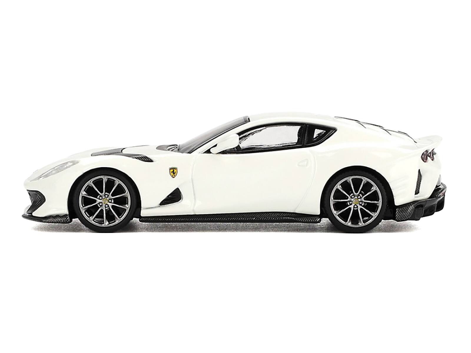 Angle. BBR - Ferrari 812 Competizione Bianco Avus White 1/64 Diecast Model Car by BBR - White.