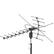 Alt View 5. Winado - 990 Miles HD 1080P Outdoor Motorized Amplified HDTV Digital TV Antenna Long Range VHF UHF 360° Rotation w/Remote Control - Black.