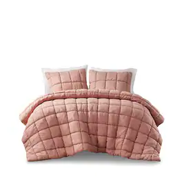 Gracie Mills - 3-PC Wonderland Comforter Mini Set - Rose