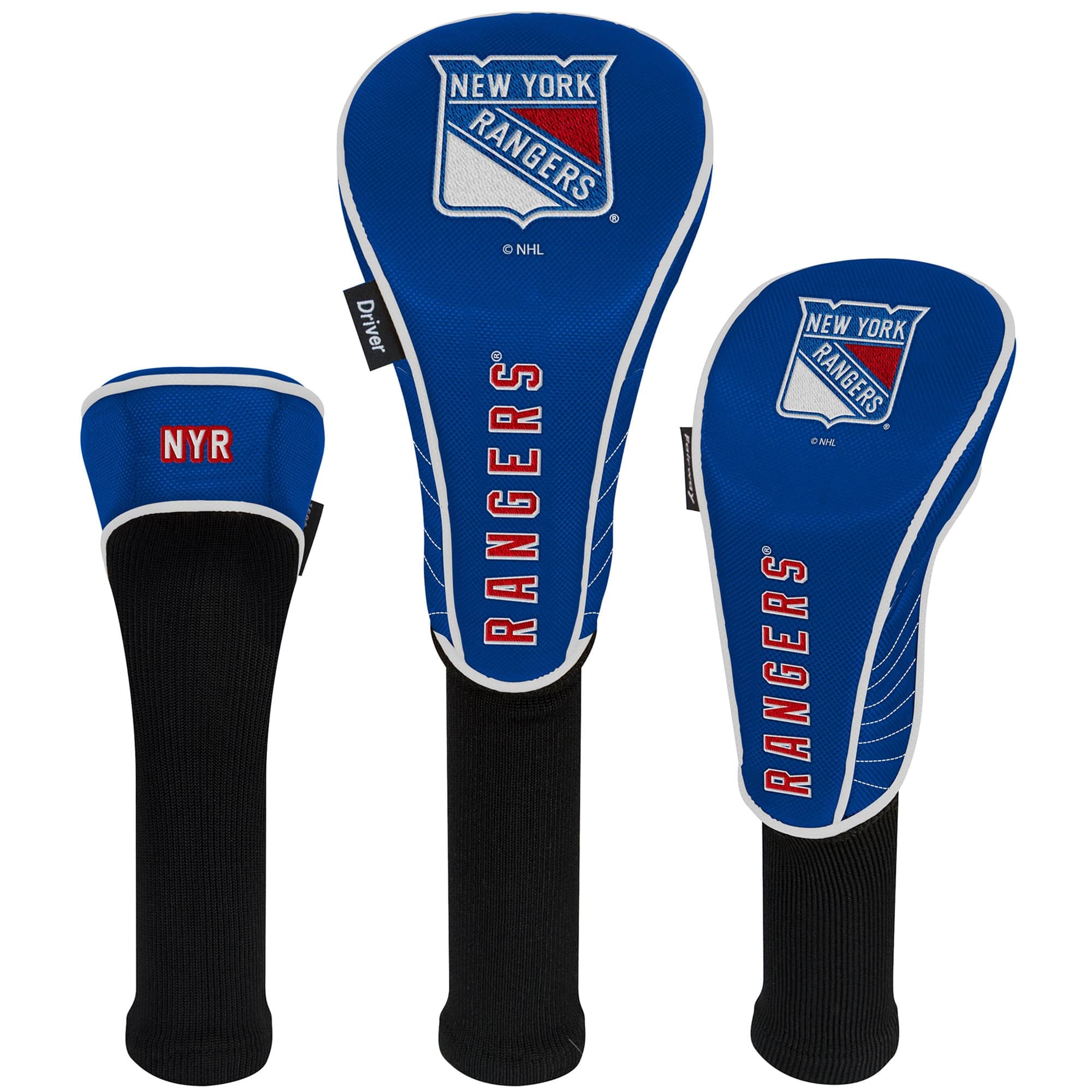WinCraft - New York Rangers Three-Pack Golf Club Headcover Set - Multicolor