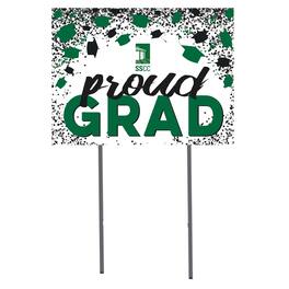 Jardine - Shelton State Buccaneers 18'' x 24'' Grad Yard Sign - White