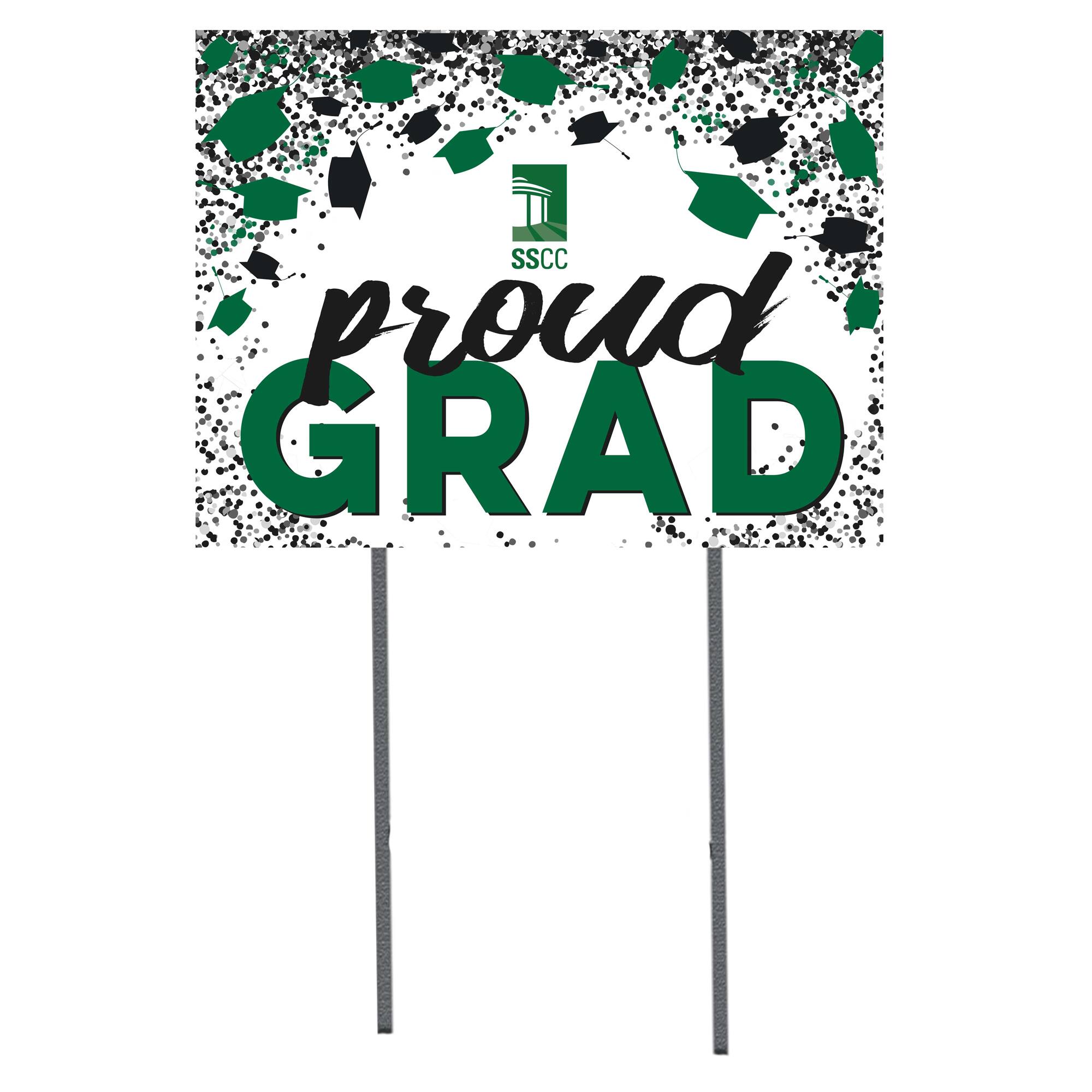 Shelton State Buccaneers 18'' x 24'' Grad Yard Sign