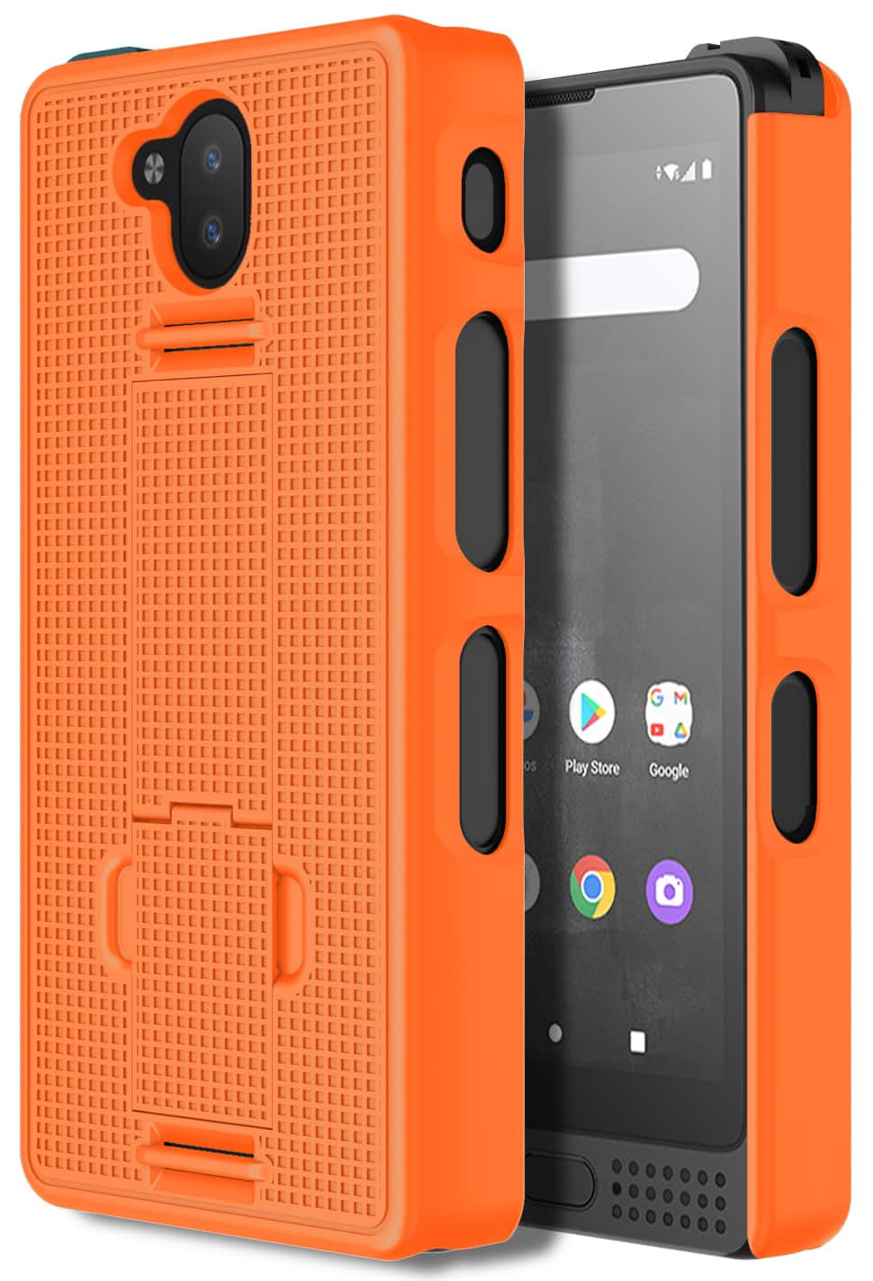 Nakedcellphone - Hard Case with Stand for Sonim XP10 5G Phone (XP9900) - Orange price history on PriceWatchPro