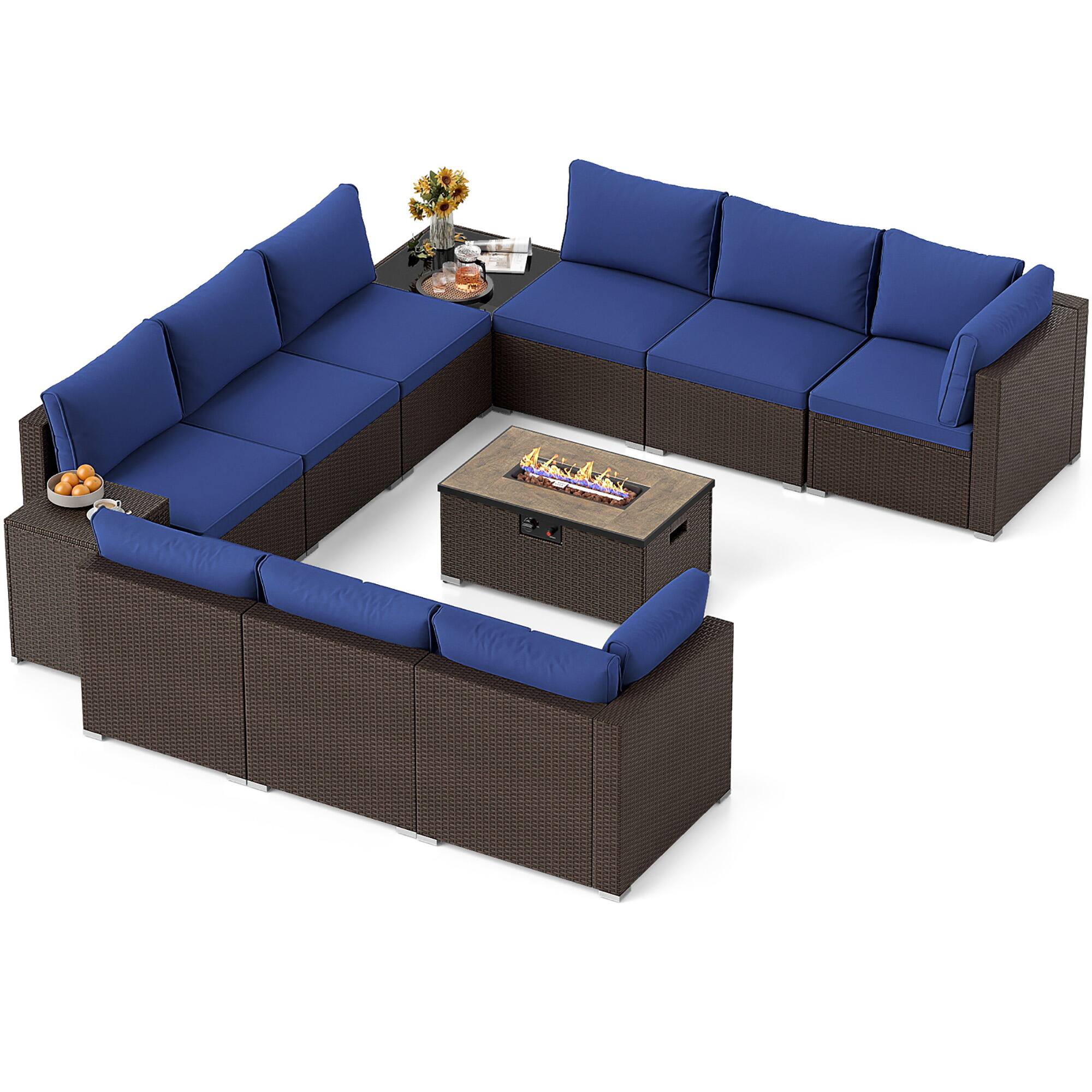 Navy Blue Patio Furniture Sets