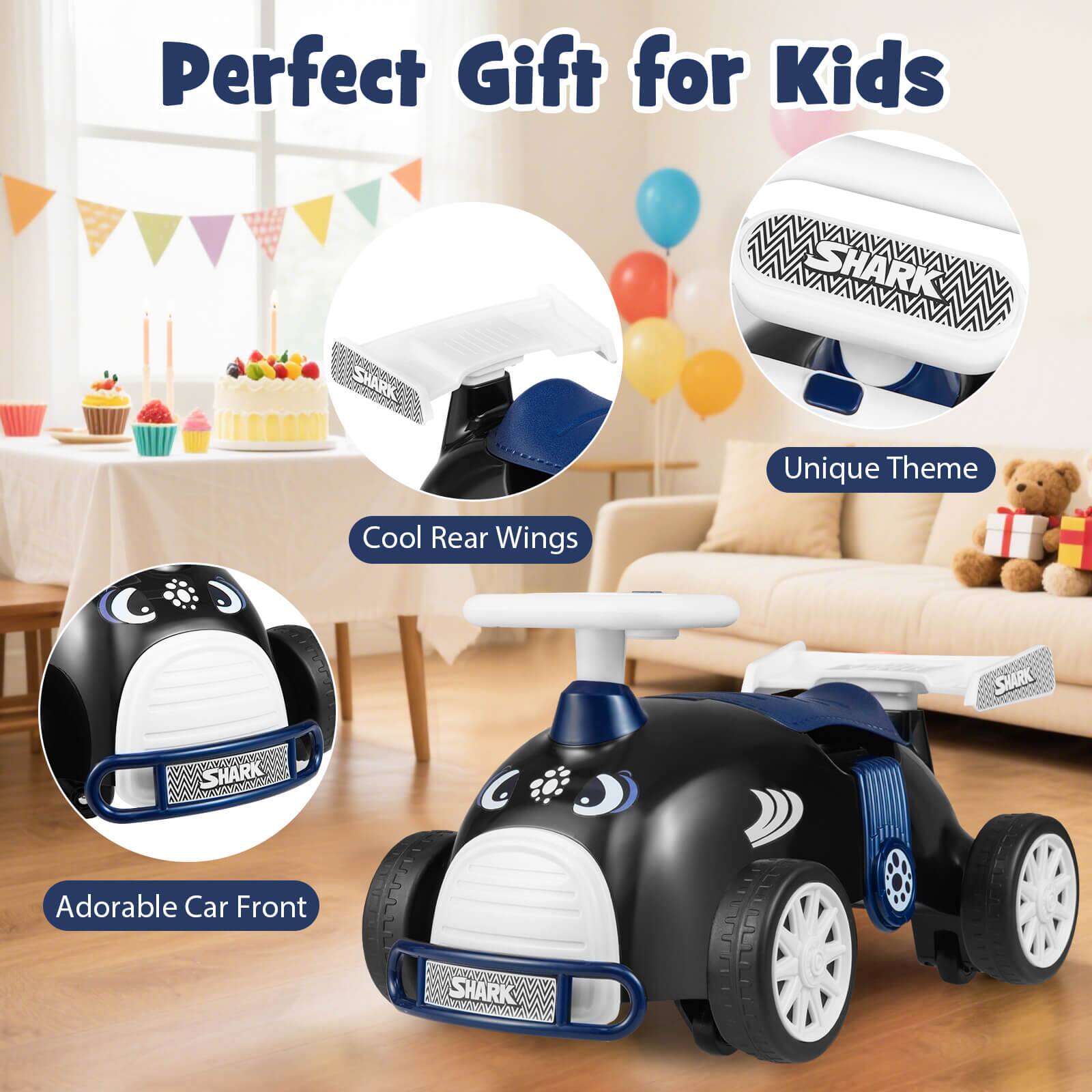 Perfect Gift for Kids

- Cool Rear Wings
- Unique Theme
- Adorable Car Front