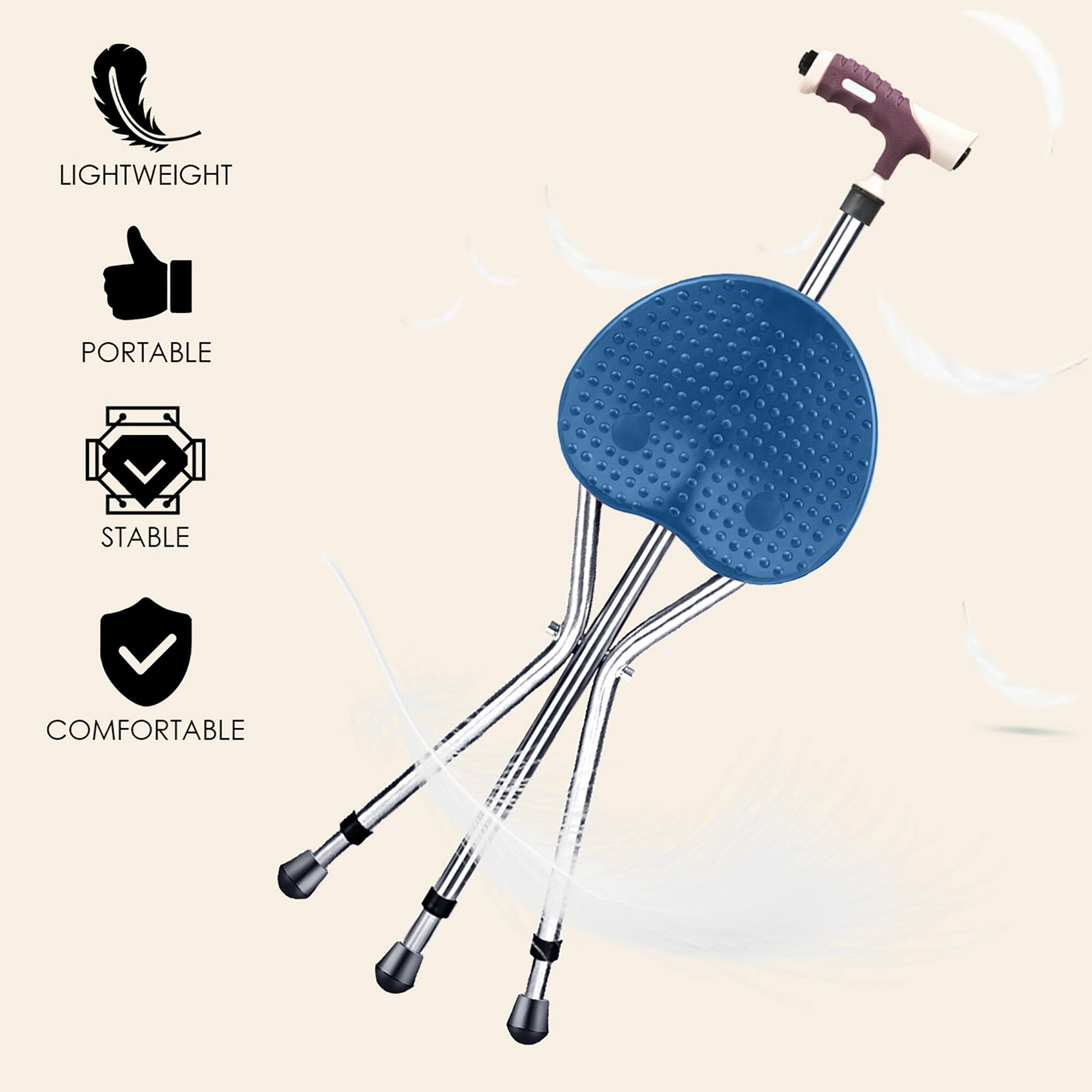 LIGHTWEIGHT  
PORTABLE  
STABLE  
COMFORTABLE