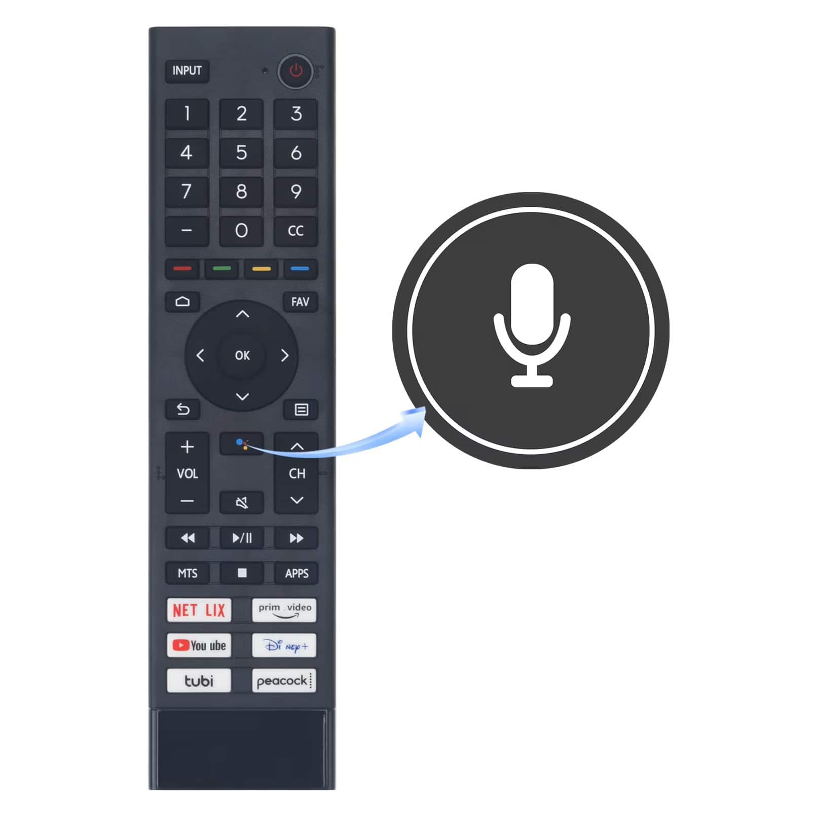 VINABTY - New ERF3J80H Voice Replaced Remote Fits for Hisense All Smart TV 55U6G 50U6G 65U6G 75U6G 50U68G 55U68G 65U68G 75U68G - Black price history on PriceWatchPro