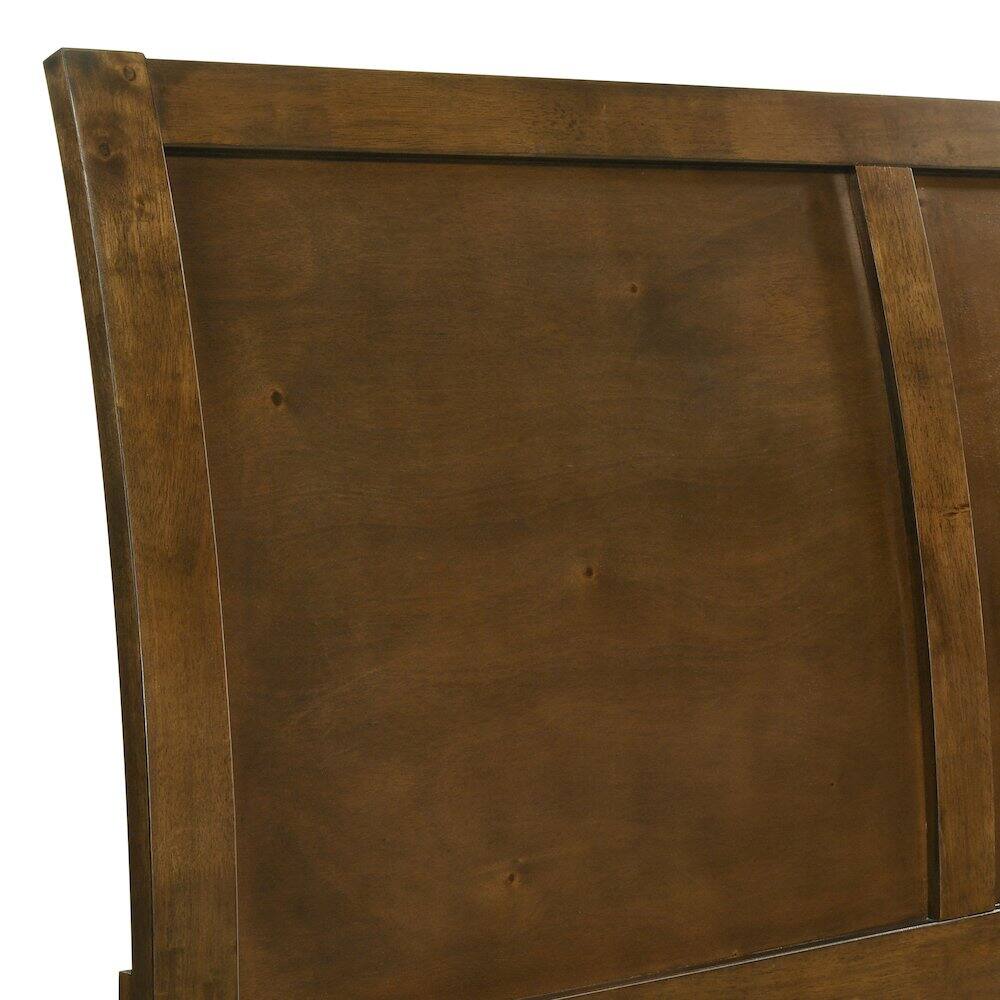 Alt View 2. New Classic Furniture - Ballard Wood Queen Panel Bed in Walnut Brown - Walnut.