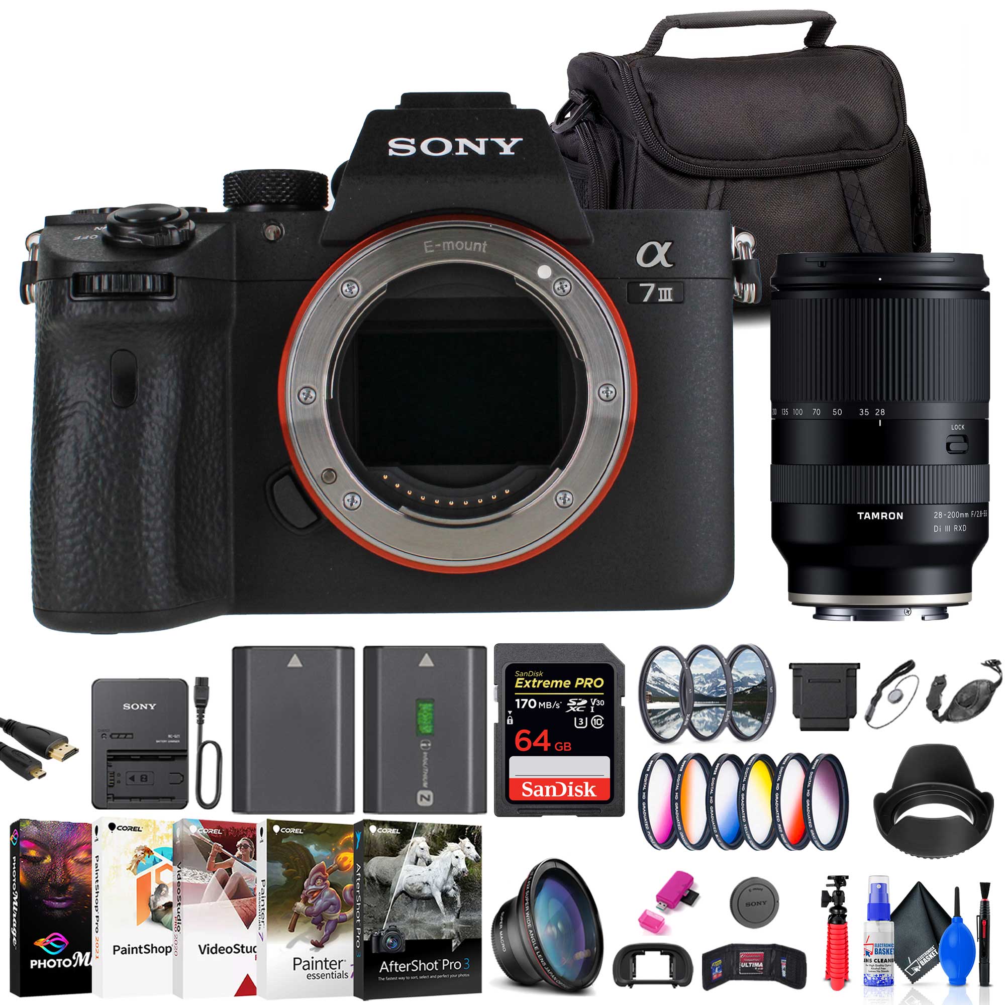 SONY E-mount 29 a 7 III 2 a 00 I NO 35 28 s C 1 TAMRON 2 200mm H C . R SONY 5 JIn O COEL RMEL LE - 0 o.di.oge n Anarshatn PaintShop VideoStuc PHOTOS Painter AfterShot Pro 5 essentials - - 3 Saniose Extreme PRO 170 MBN Ve - " 64 GB SanDisk CO R -.
