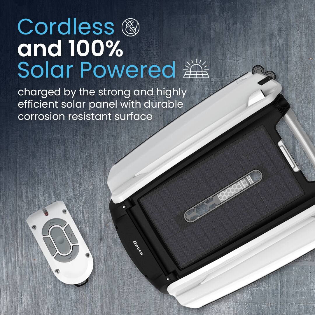 Cordless and 100% Solar Powered

charged by the strong and highly efficient solar panel with durable corrosion resistant surface