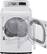 Alt View 1. LG - EasyLoad 7.3 Cu. Ft. 14-Cycle Electric Dryer with Steam - White.