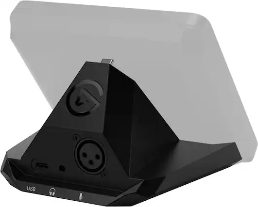 Front. Elgato - XLR Dock MK.2 for Stream Deck + - Black.