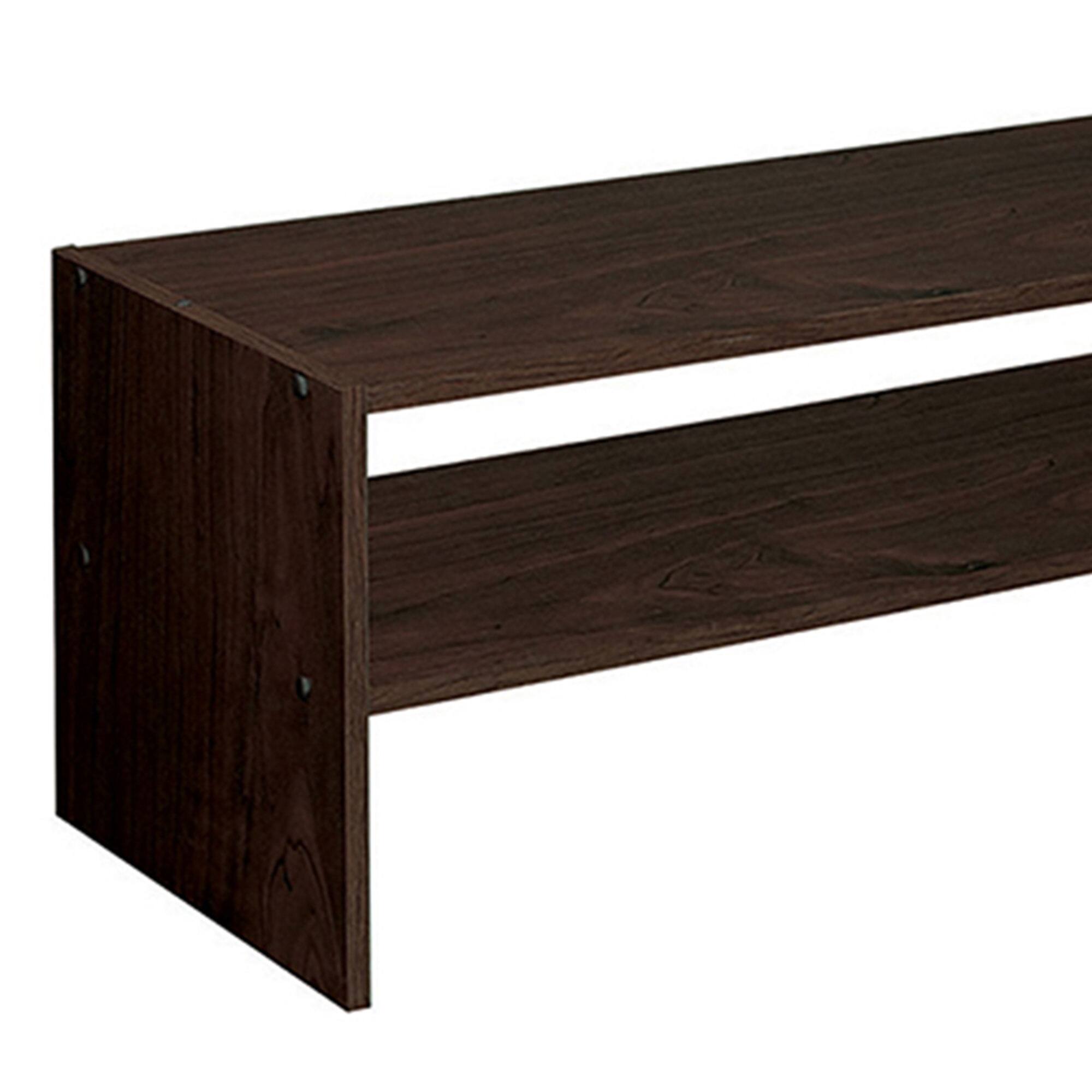 Alt View 1. ClosetMaid - ClosetMaid 31-Inch Wide Horizontal Stackable Closet Storage Organizer, Espresso - Espresso.