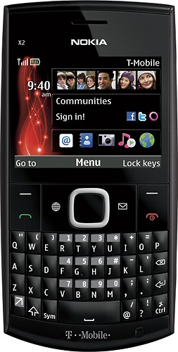 T-Mobile Prepaid - Nokia X2 No-Contract Mobile Phone - Black