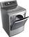 Alt View 14. LG - EasyLoad 7.3 Cu. Ft. 14-Cycle Electric Dryer with Steam - Graphite Steel.
