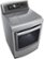 Left. LG - EasyLoad 7.3 Cu. Ft. 14-Cycle Electric Dryer with Steam - Graphite Steel.