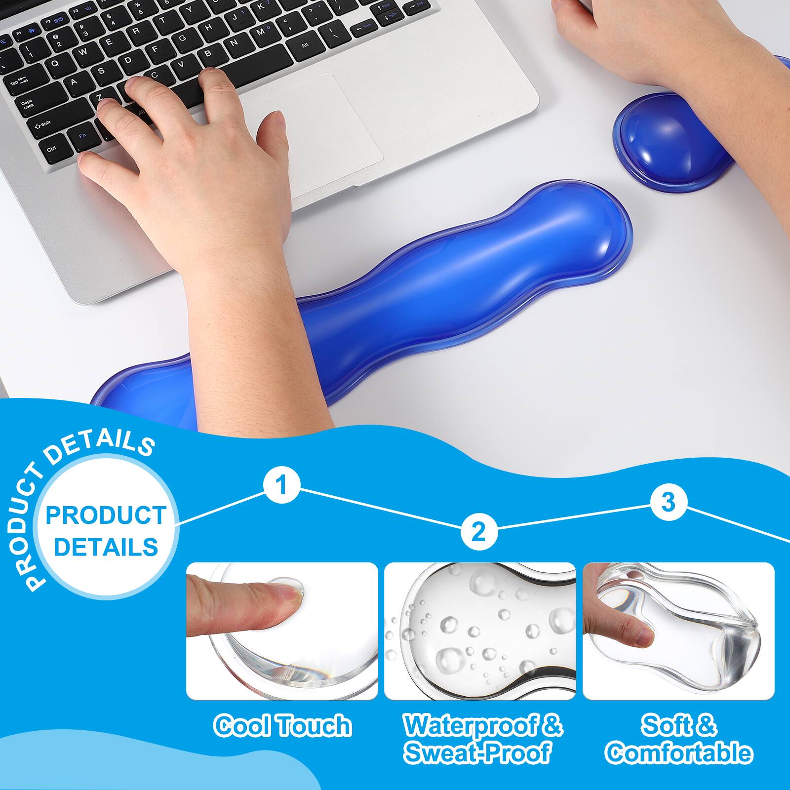 PRODUCT DETAILS

1. Cool Touch
2. Waterproof & Sweat-Proof
3. Soft & Comfortable