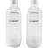 Front. SodaStream - 1L Bottle (2-Pack) - White.