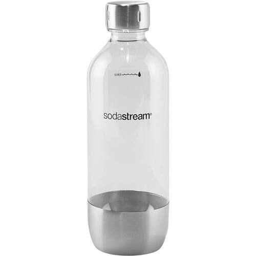 SodaStream - 1L Bottle - Stainless steel-Front_Standard 