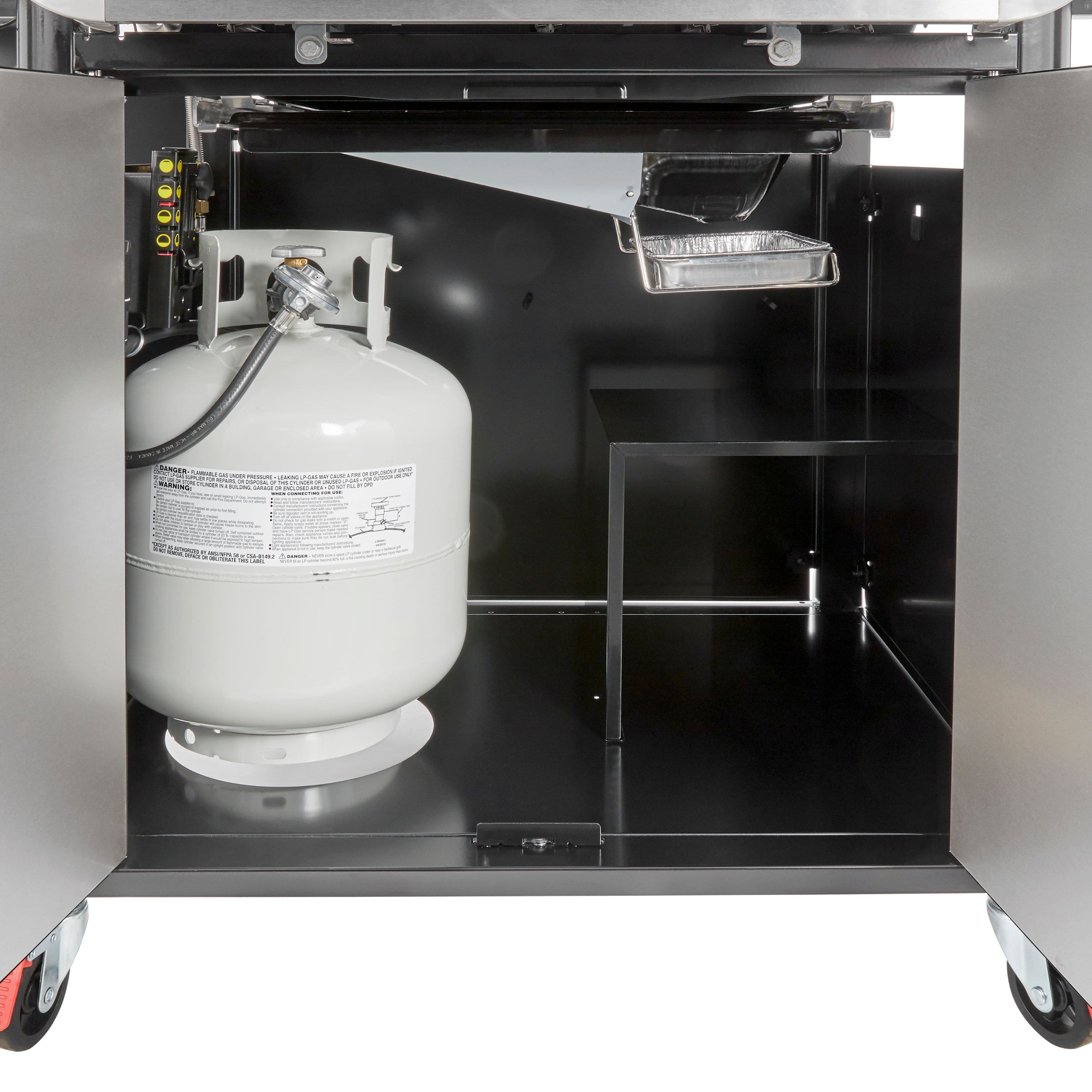 Alt View 12. Weber - Genesis Gas Grill SX-335 Propane Gas Grill - Stainless Steel.