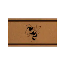 Evergreen Enterprises - Georgia Tech Yellow Jackets 28" x 16" Primary Logo Outdoor Coir Entryway Mat - Multicolor
