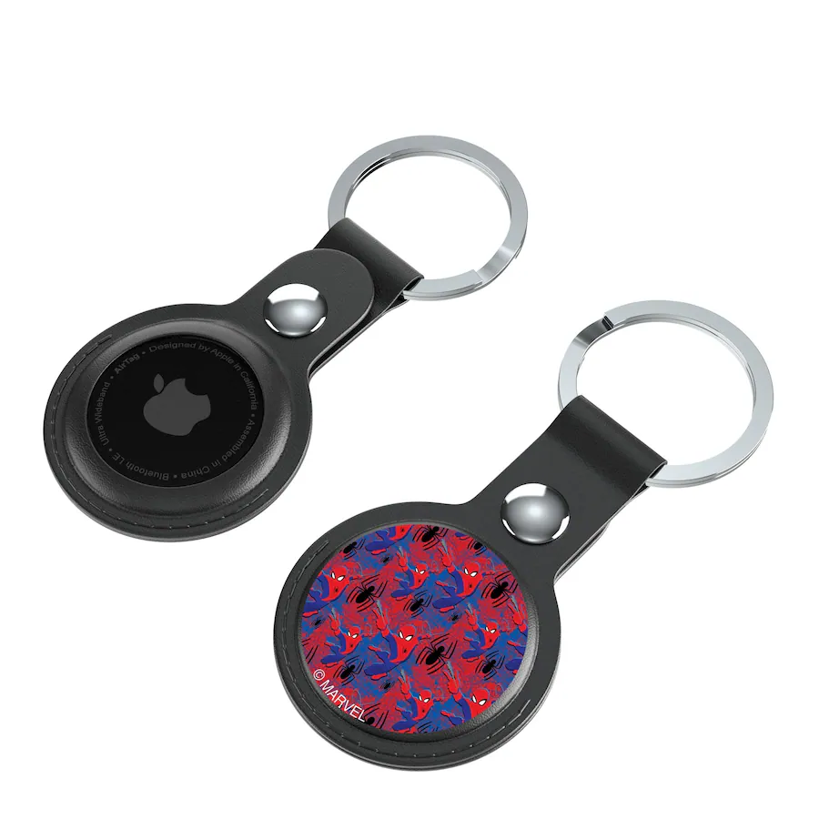 Keyscaper Marvel Spider Man Pattern Airtag Holder 2 Pack Black KATGB2 ...