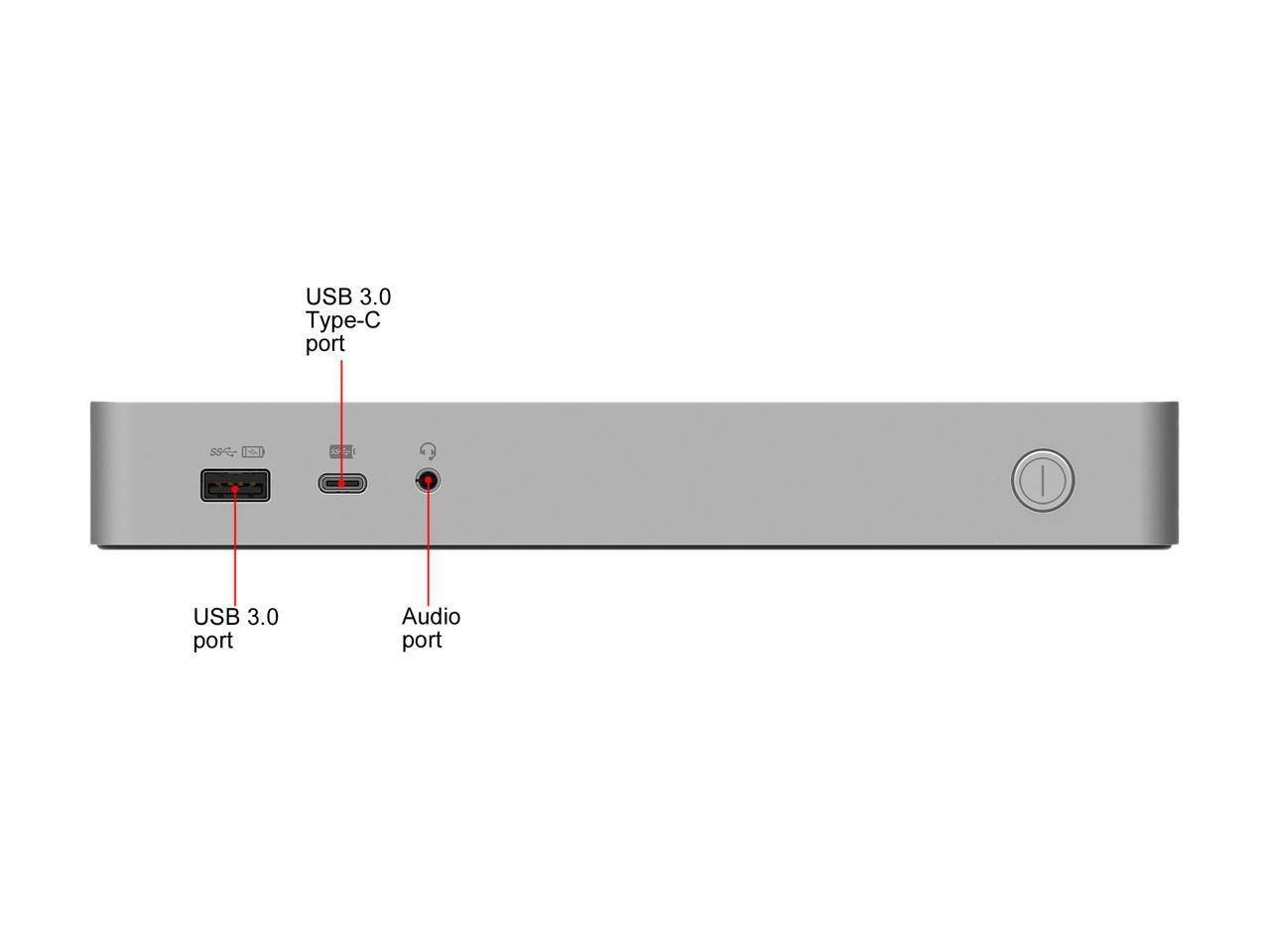USB 3.0 Type-C port  
USB 3.0 port  
Audio port