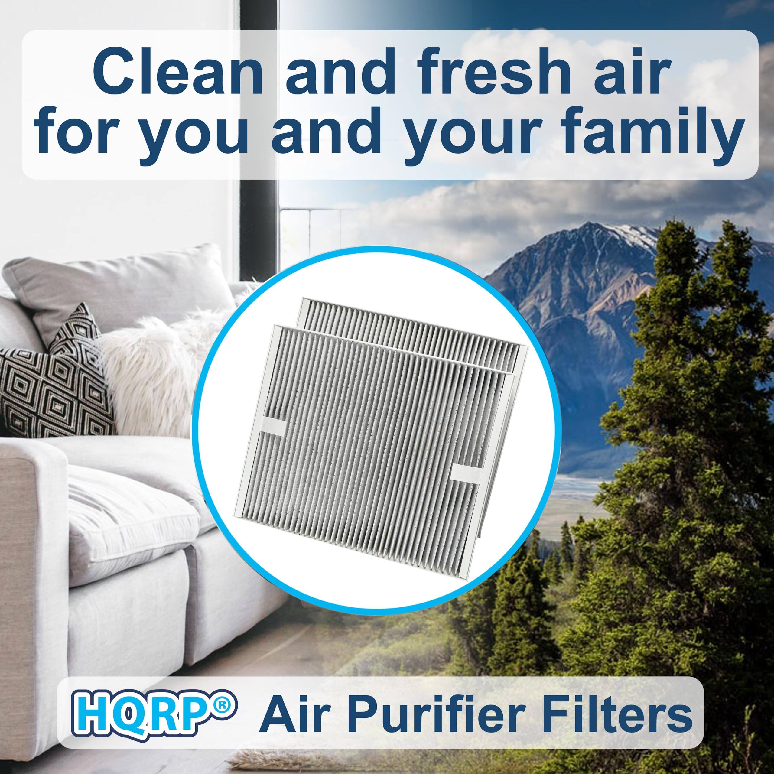 Clean and fresh air for you and your family

HQRP® Air Purifier Filters