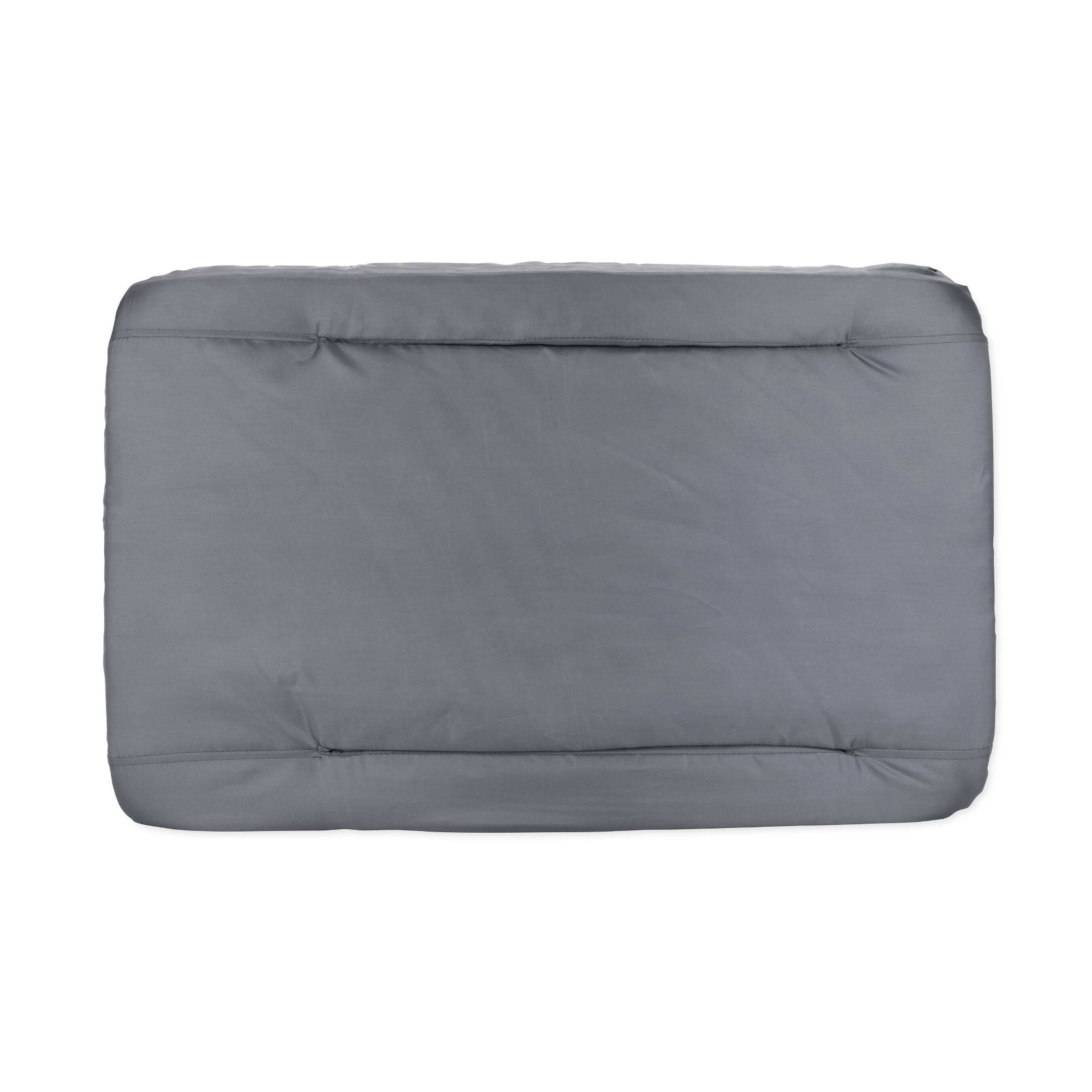 Alt View 3. Camco - Camco Portable Stadium Seat Foldable Padded Cushion Back Support, Armrests, Grey - Grey.