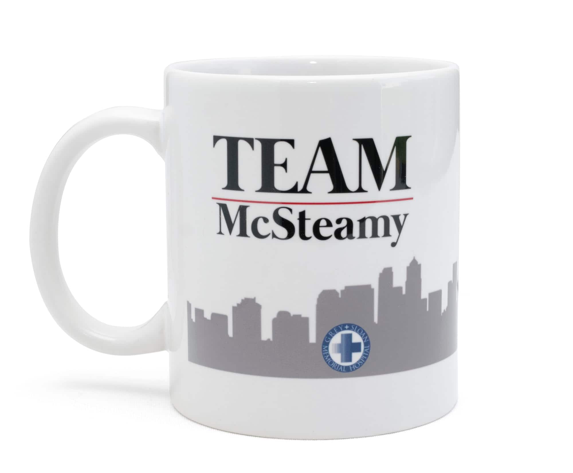 Surreal Entertainment - Grey's Anatomy Team McSteamy Ceramic Mug | Holds 11 Ounces - White