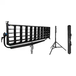 Arlo - ARRI 40x60 Degree DoPchoice SnapGrid for S120 SkyPanel LED Light, Bundle with Pro 9.5' Air-Cushioned Heavy-Duty Light