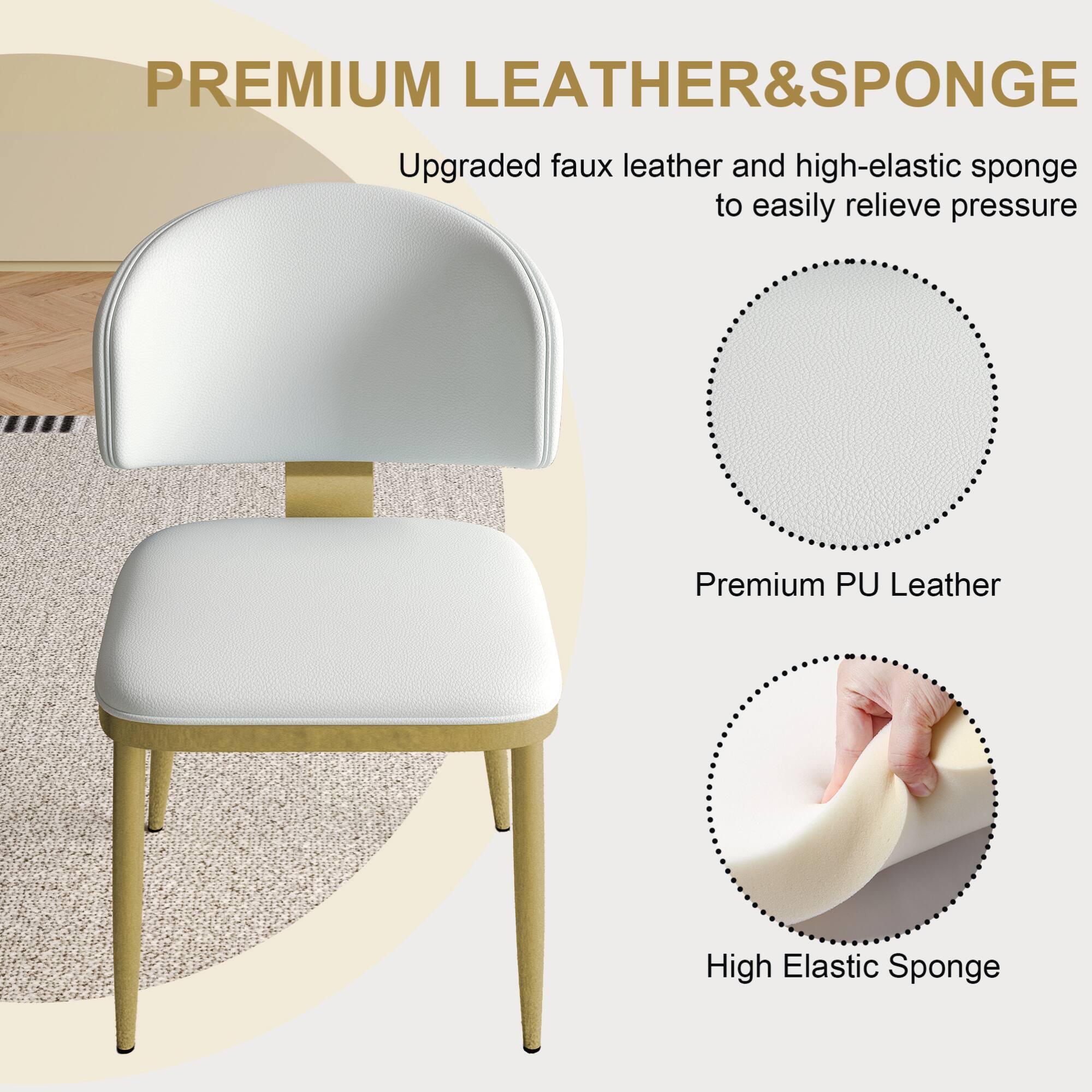 PREMIUM LEATHER & SPONGE

Upgraded faux leather and high-elastic sponge to easily relieve pressure

Premium PU Leather

High Elastic Sponge
