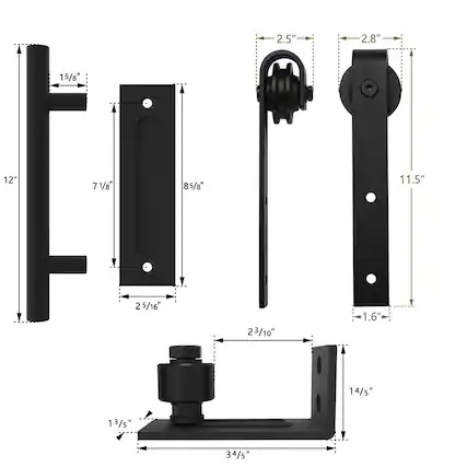 2.5"
2.8"
15/8"
12"
71/8"
85/8"
11.5"
25/16"
23/10"
1.6"
14/5"
13/5"
34/5"