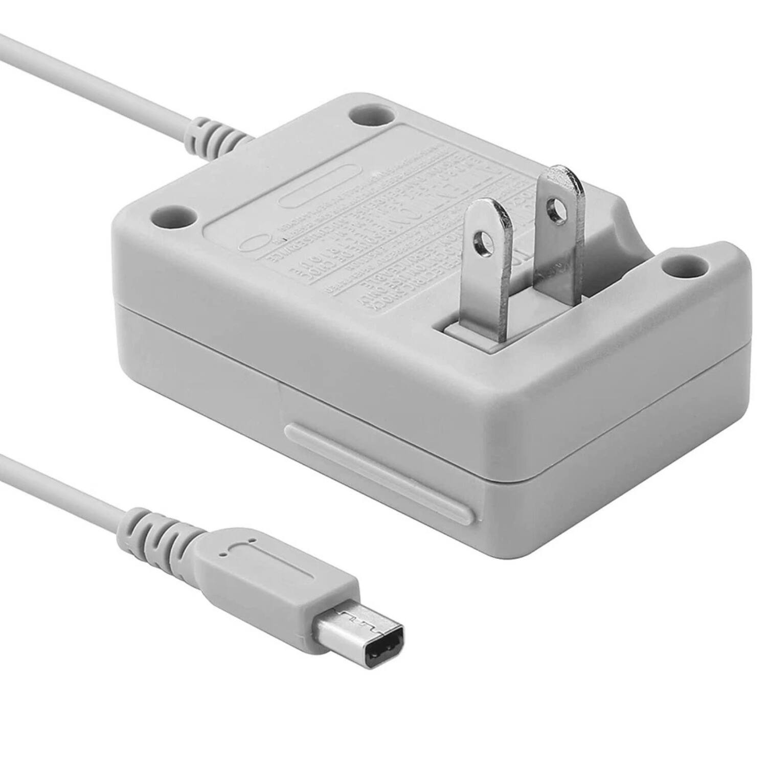 Back. Stock Preferred - 2-Pack AC Adapter Wall Charger for Nintendo - Grey.