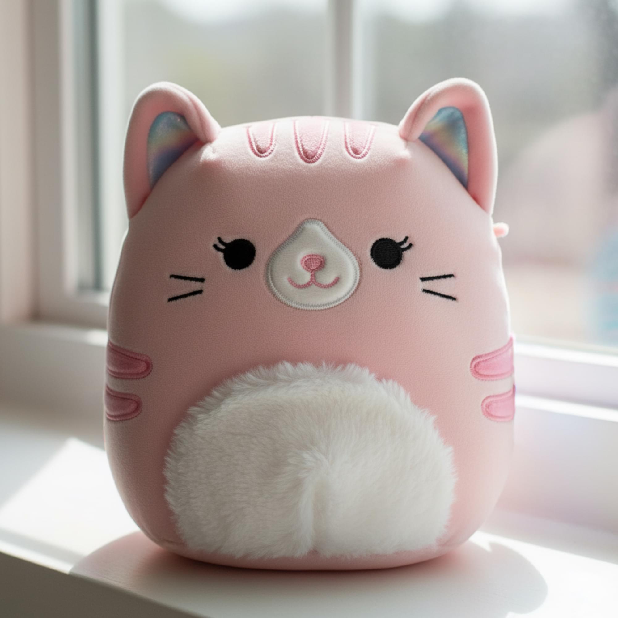 Alt View 2. Kellytoy - Squishmallows 8 Inch Plush | Filippa The Cat - Pink.